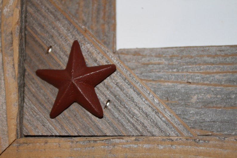 100pc 2 Star Nails Door Frame Accent Wood Crafters Etsy
