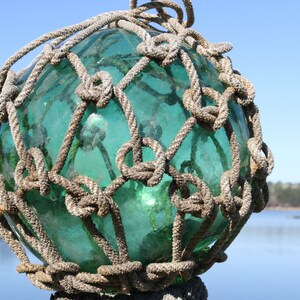 Glass Fishing Float, Authentic, Large, Approximately 11 Round