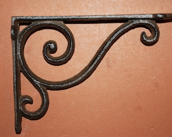 Elegant Victorian Design Wall Shelf Brackets, Free Shipping, B-05