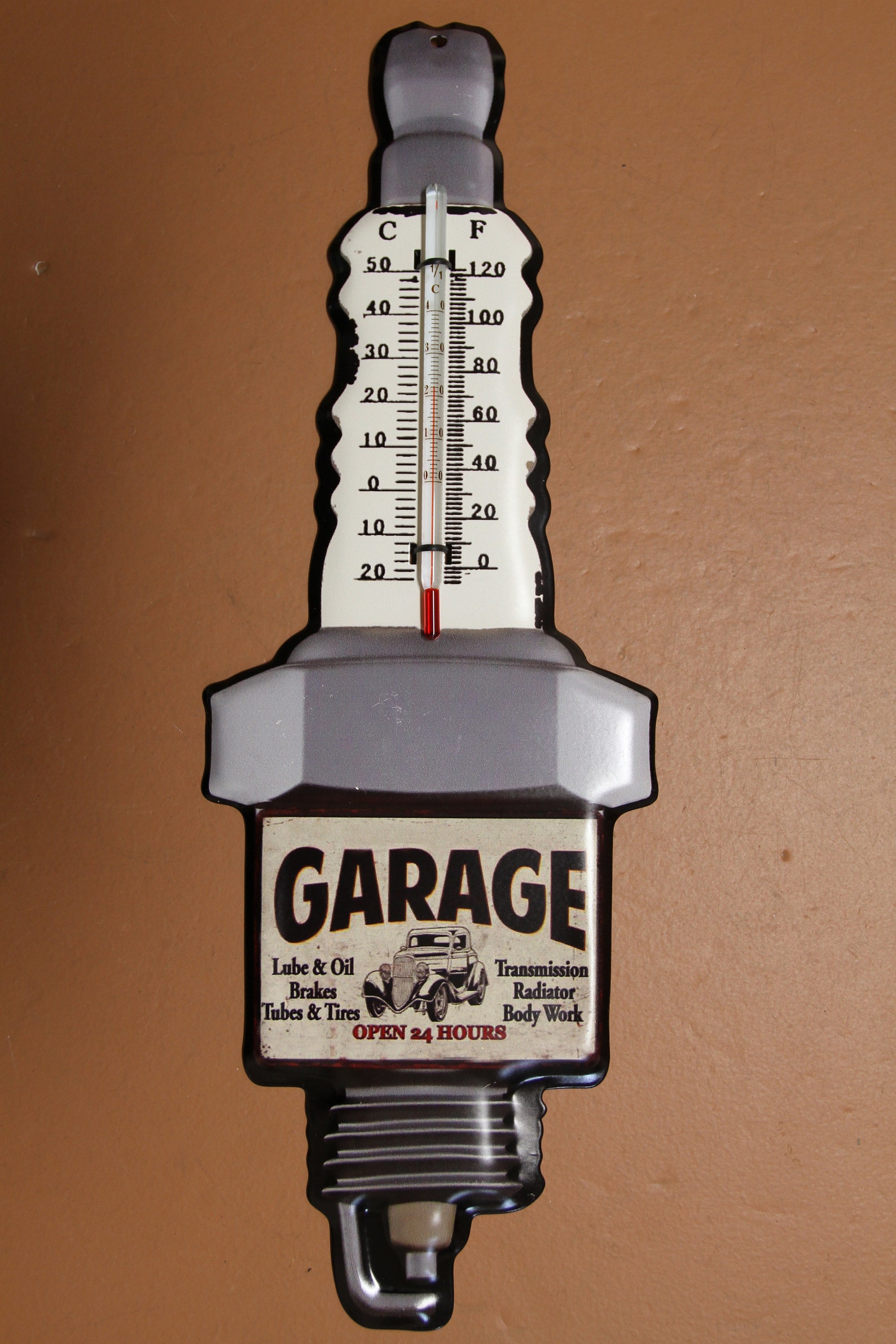 Spark Plug Wall Thermometer Man Cave Memorabilia Free Ship Etsy