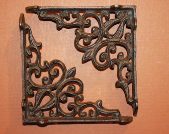 16pc) 5.5" Intricate  Design Shelf Brackets Free Ship, B-28