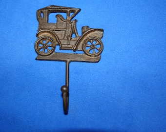 Little Vintage Car Wall Hook, Cast Iron, Free Shipping H-25