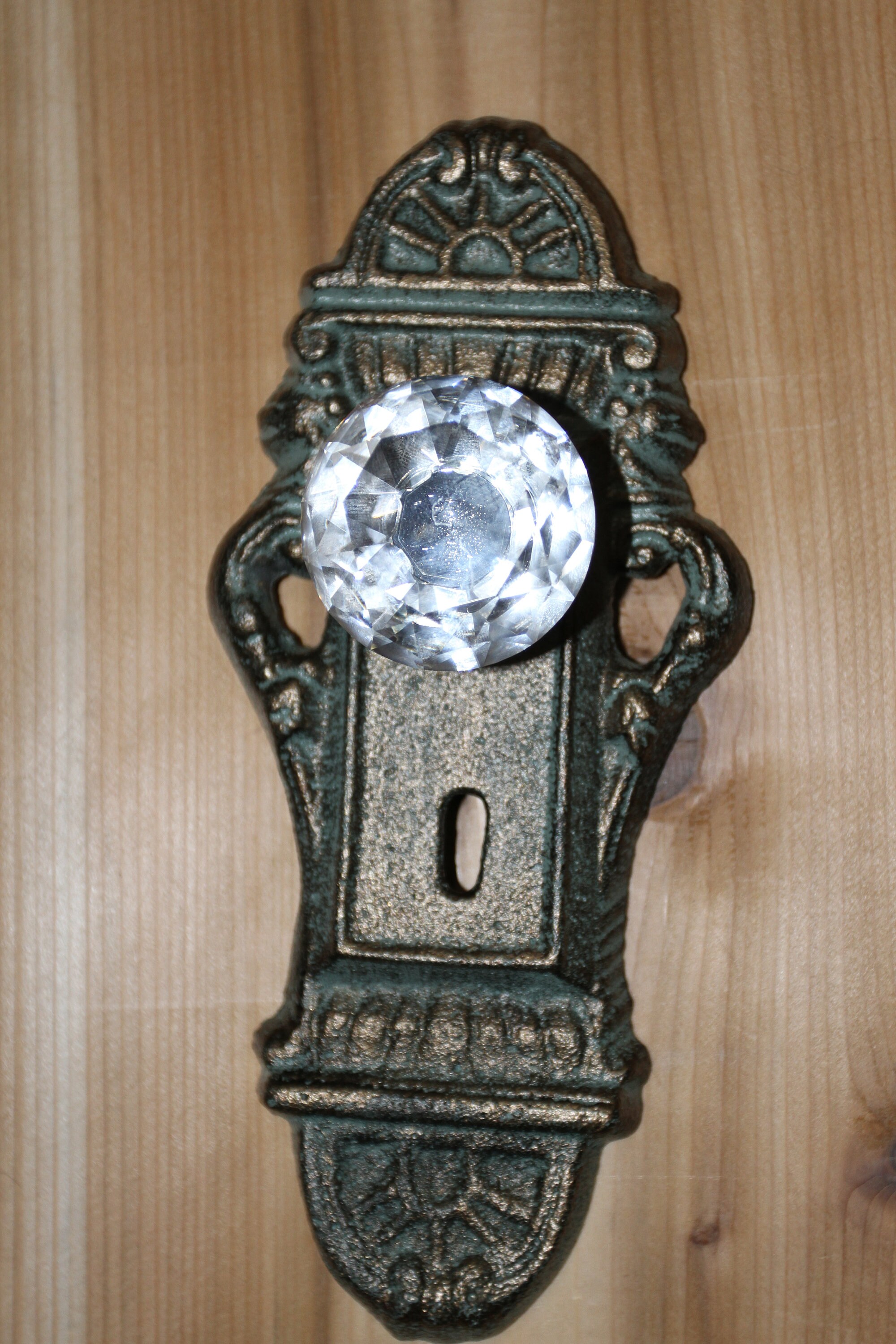 Victorian Crystal Look Keyhole Wall Hook Home Decor Free - Etsy España