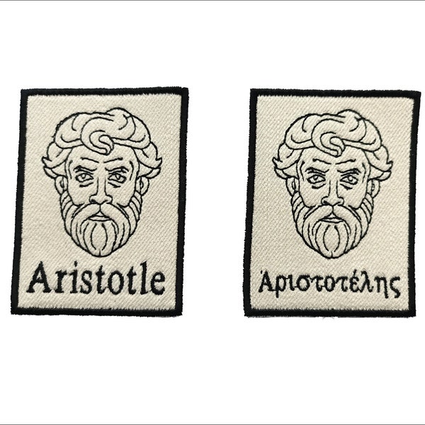 Aristotle Ancient Greek philosophy logic ethics patch