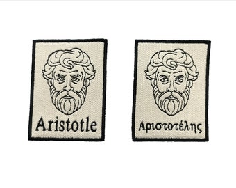 Aristotle Ancient Greek philosophy logic ethics patch