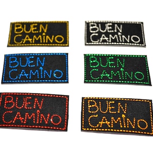 Camino de Santiago Set med 6 Mini Buen Camino-lappar