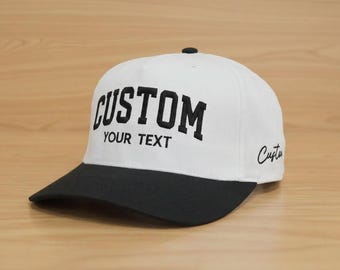 Custom Embroidered Hats, Personalized Dad Hat, Custom Text Hat, Mama Hats, Bachelor Trip Hat, Two Tone Baseball Cap, Christmas Gift