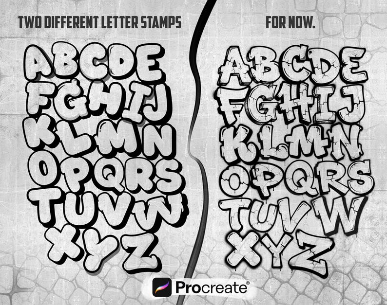 200+ Spray Paint Brushes for Procreate | Graffiti, Drips, Splatter & Street Art Brush Set image 3