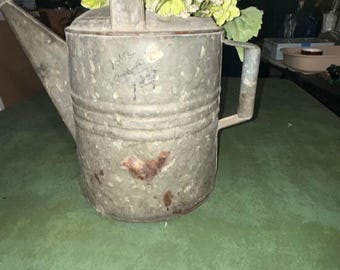 1940年代ヴィンテージ ドーバー社製 亜鉛メッキ ジョウロ インダストリアル ミッドセンチュリー