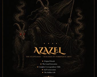 Azazel Grimoire · Scapegoat of the Wilderness · Occult Demonology Ritual Guide · Left Hand Path · Digital PDF