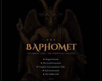 Baphomet Grimoire · Sabbatic Goat · Occult Demonology Ritual Guide · Left Hand Path · Digital PDF