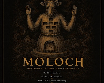 Moloch Grimoire PDF | Rituals of Power & Prosperity | Occult Grimoire Digital Download