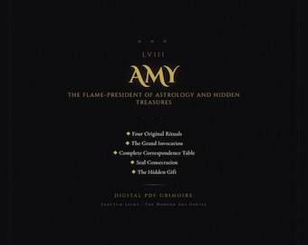 Amy Grimoire · Goetia President · Demonology Ritual Guide · Ars Goetia · Digital PDF
