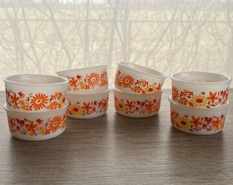 Set of 8 vintage ramekins from Arcopal