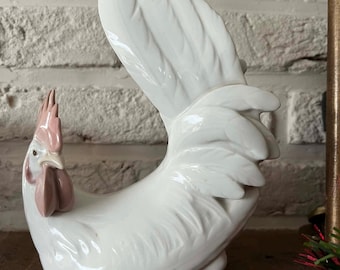 Vintage Lladro Rooster figurine