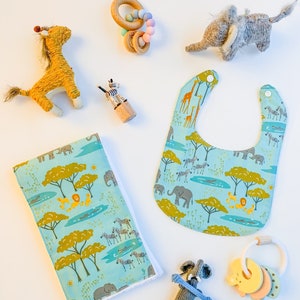 Burp cloth and bib set