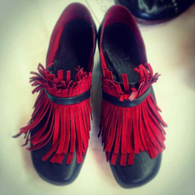 Fringed Shoe LAST PAIR size 3940 Etsy