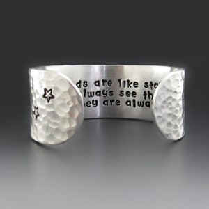 Good Friends Are Like Stars Bracelet Silver Bracelet, Aluminum Cuff, Best Friend Gift, BFF, Bridesmaid Gift, Best Friends Bracelet