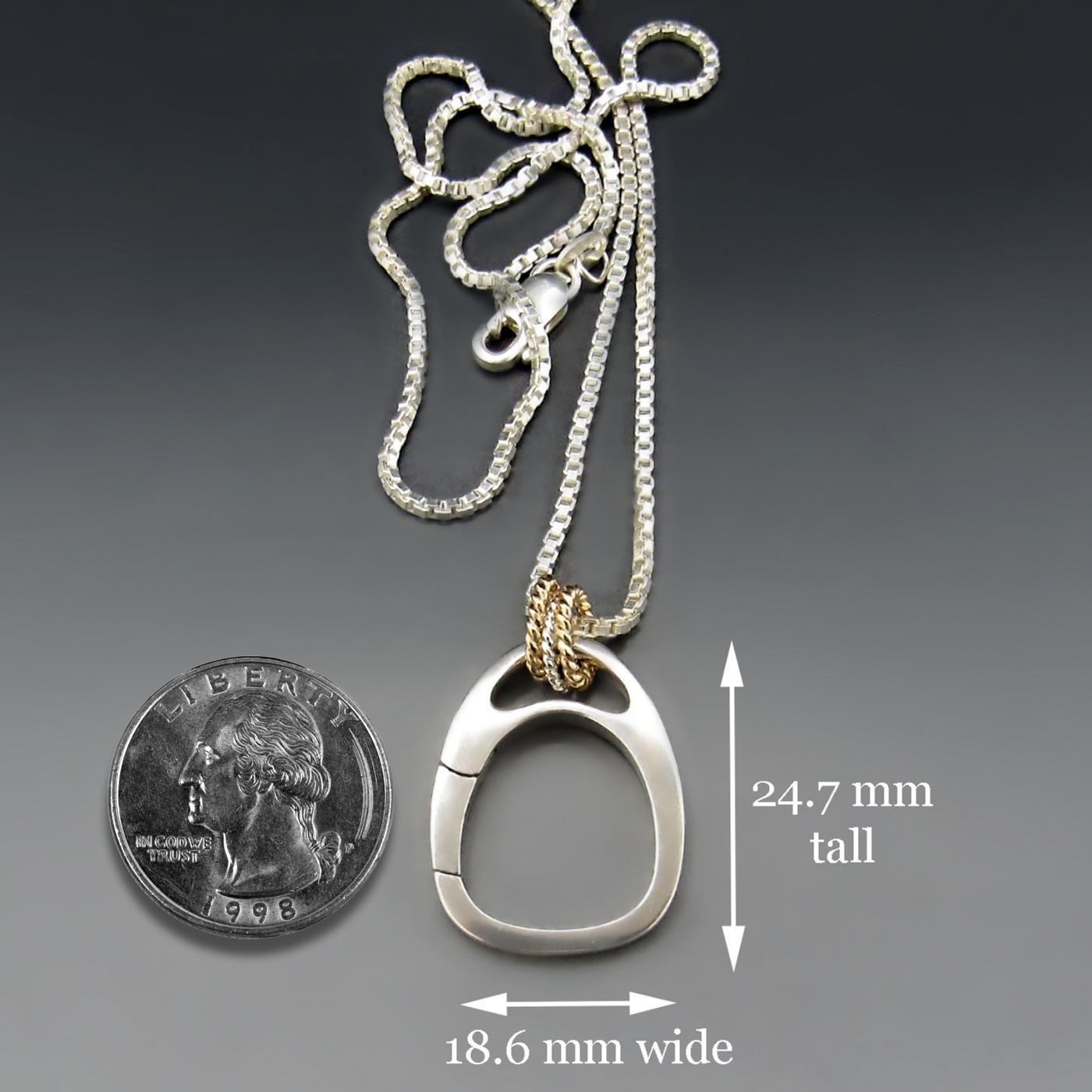 【MILLO ARCHIVE】Aim Mini Necklace [Antique Silver] Aim Mini Necklace [Antique Silver] - Millo Archive