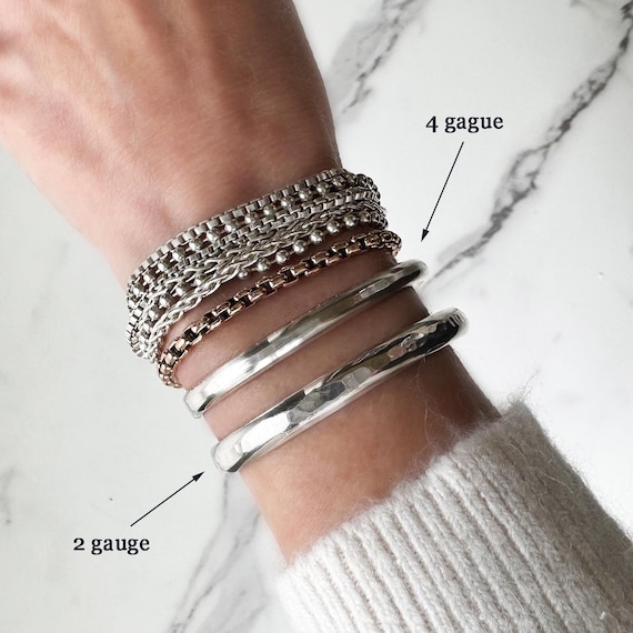 k14様用RRL - Hammered Sterling Silver Cuff il_fullxfull