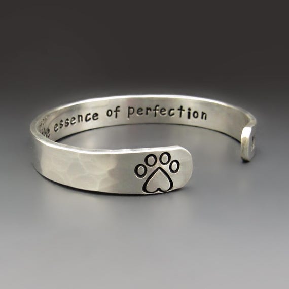 Paw Print Ring Textured Hammered Antique Finish Sterling Silver Paw Print Ring Textured Hammered Antique Finish Sterling Silver