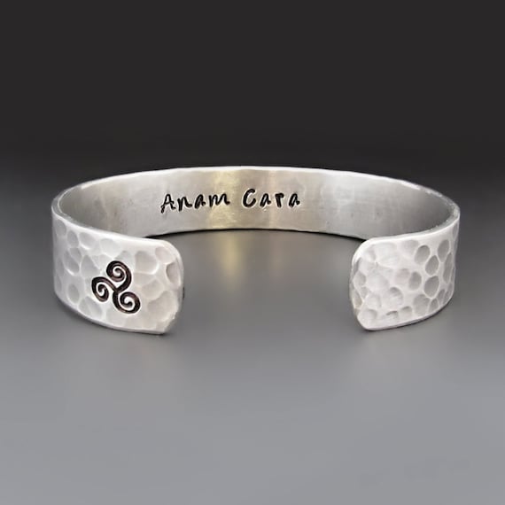 Anam Cara Bracelet, Soul Sister Bracelet Gaelic Friendship Cuff - Main Image