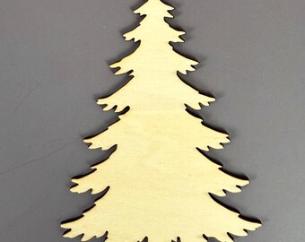 Laser Cut Baltic Birch Tree | DIY Craft Wood Blank