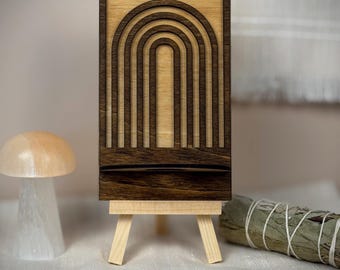 Boho Rainbow Propagation Station | Handmade | Boho Wall Hanging Decor |