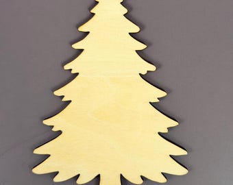 Baltic Birch Wood Tree Cutout | DIY Craft Blank