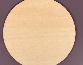 Blank Laser Cut Rounds | DIY Craft Shapes | Bulk Pack/Single | Blank Unfinished Circle | 1/8" Baltic Birch Basswood