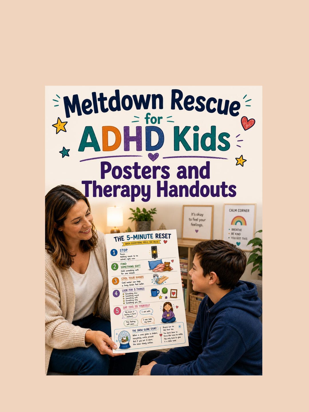 ADHD Emotional Regulation Posters and Handouts for Kids | Coping Skills ...