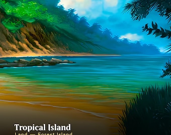 Carta proxy de tierras duales de Magic: The Gathering