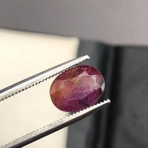 2,15 ct naturlig afghansk korund ädelsten – lös fasetterad ädelsten för smycken och samlare