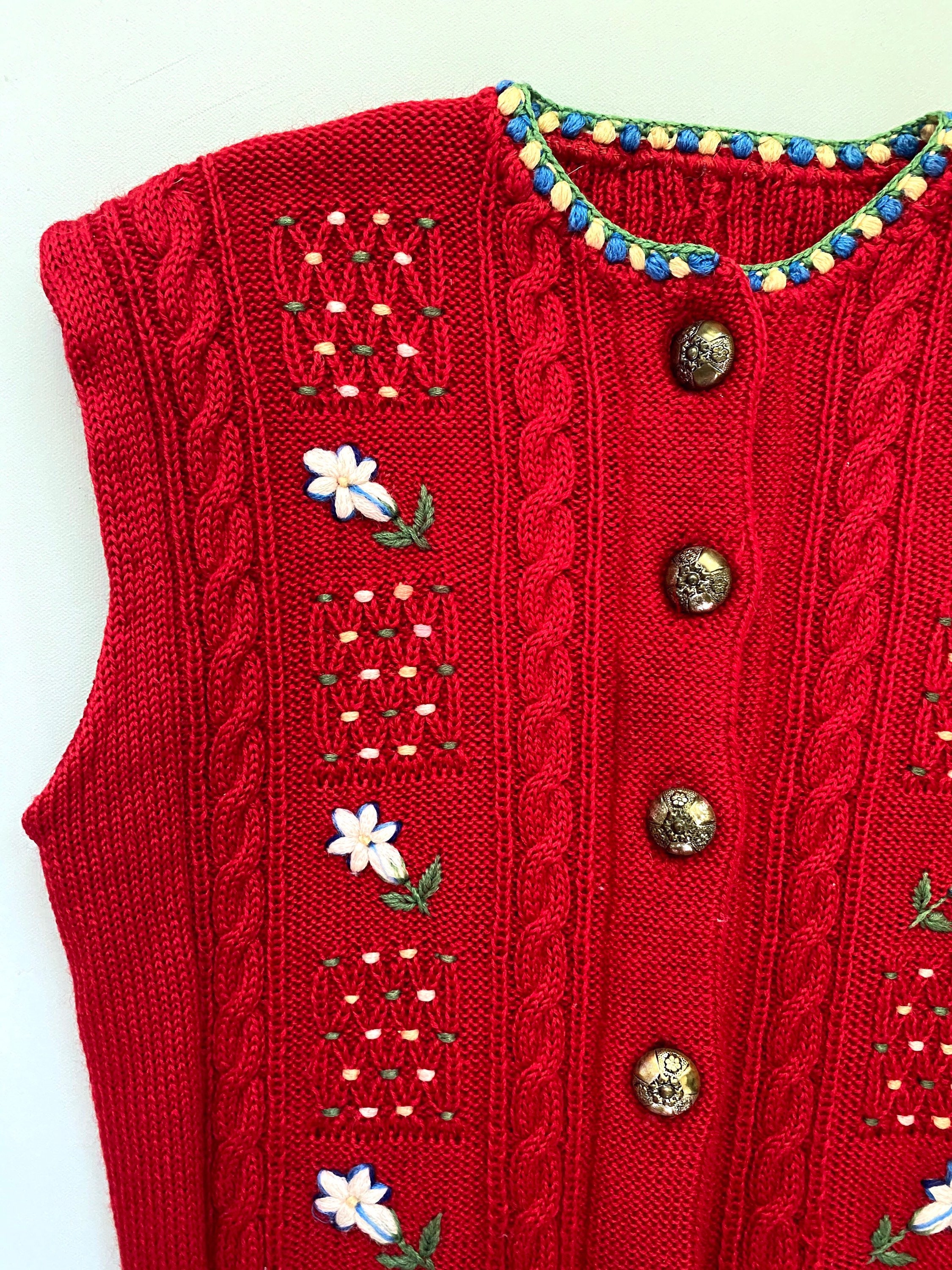 1940s Bavarian knit cardigan sweater . 40s 50s vintage German | Etsy