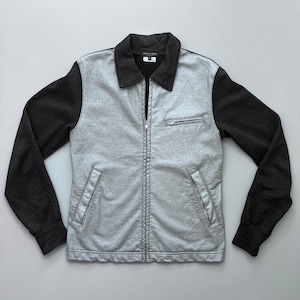 Vintage Comme des Garçons color block grey silver metallic Ricky Jacket