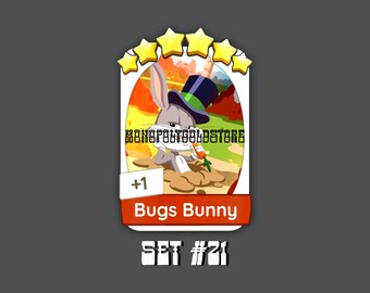 Bugs Bunny [Set 21] Sticker 6 Sterne Happy Harvest Album