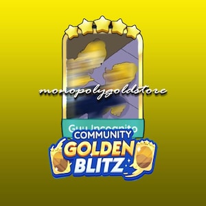 Pegatina Golden Blitz "Guy Incognito" de Monopoly Go [Set 21]