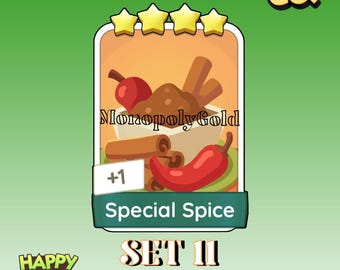 Special Spice - Monopoly Go! 4 Star Sticker [ Set 11 ]