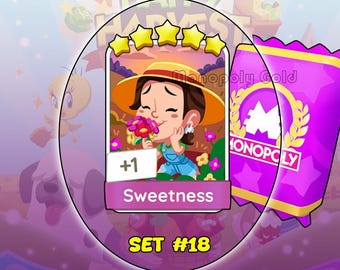 Monopoly Go! Sweetness Sticker 5 Sterren [ Set 18 ]
