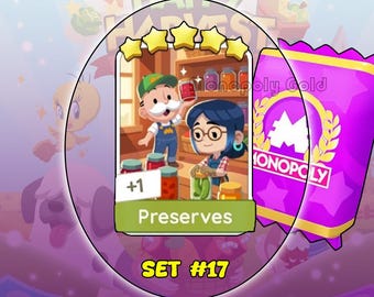 Preserves - Monopoly Go! 5-Sterne-Aufkleber [Set 17]