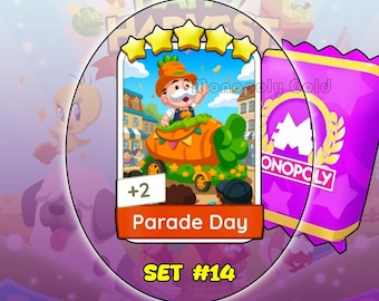 Parade Day - Monopoly Go! Sticker 5 Sterne [ Set 14 ]