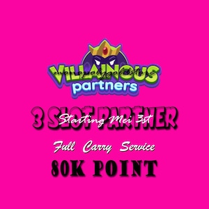 Villainous Partners [ 3X SLOT ] Monopoly_Go Partners Service de transport complet