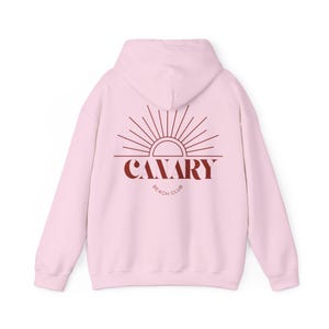 Hoodie met capuchon en zonsopgang | Retro sweatshirt met sunburst-logo afbeelding 11