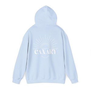 Hoodie met capuchon en zonsopgang | Retro sweatshirt met sunburst-logo afbeelding 14