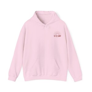 Hoodie met capuchon en zonsopgang | Retro sweatshirt met sunburst-logo afbeelding 10