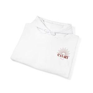 Hoodie met capuchon en zonsopgang | Retro sweatshirt met sunburst-logo afbeelding 17