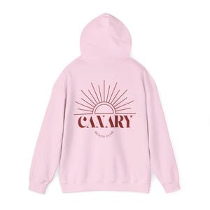 Hoodie met capuchon en zonsopgang | Retro sweatshirt met sunburst-logo afbeelding 15
