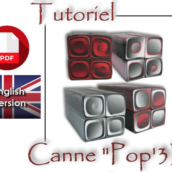 Tutorial / PDF English : Pop 3D effect, Cane