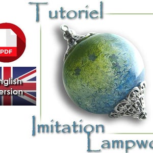 Tutorial PDF en inglés: hacer una cuenta hueca efecto lampwork en polímero