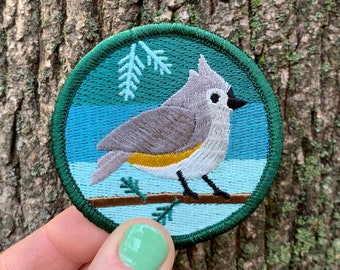 Tufted Titmouse patch